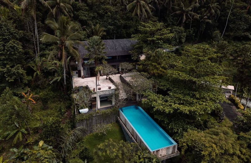 Rental of a premium villa with jungle view, Keliki, Bali, Indonesia